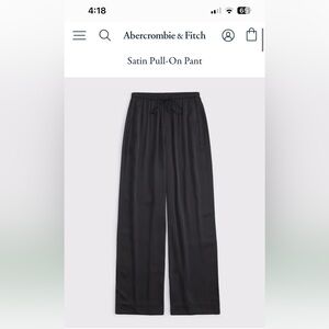 Satin pull on pant